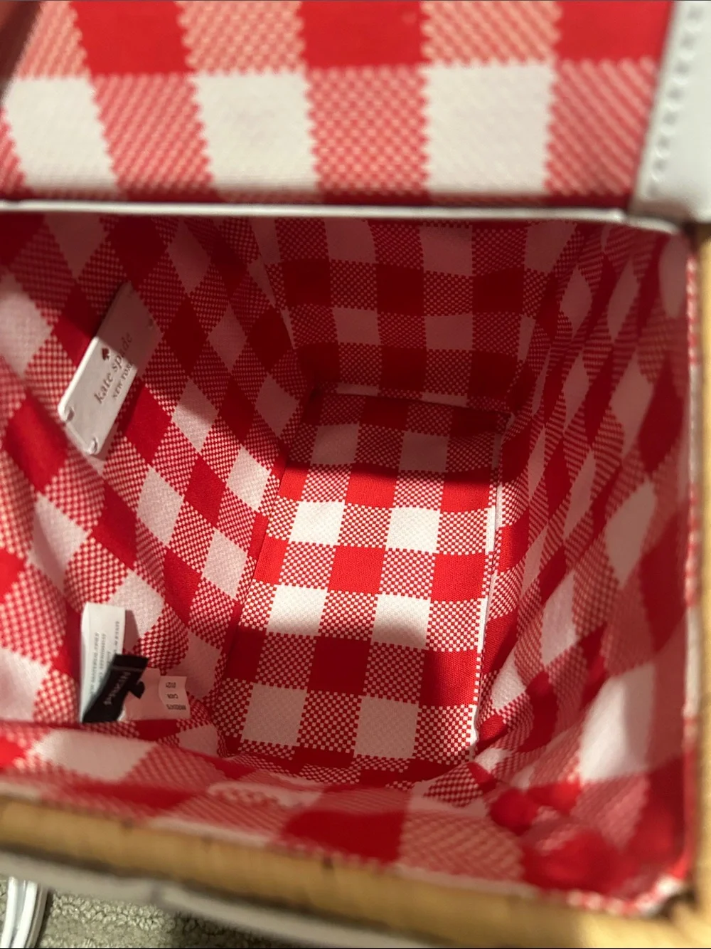 Kate spade picnic in the park purse / basket - Picture 3 of 4
